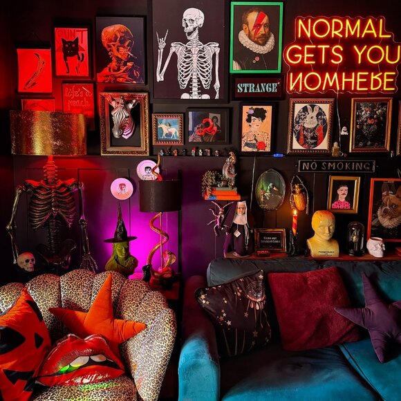 NORMAL GETS YOU NOWHERE Pink Red Neon Light LED Wall Indoor Room Dorm Decor - Picture 4 of 17